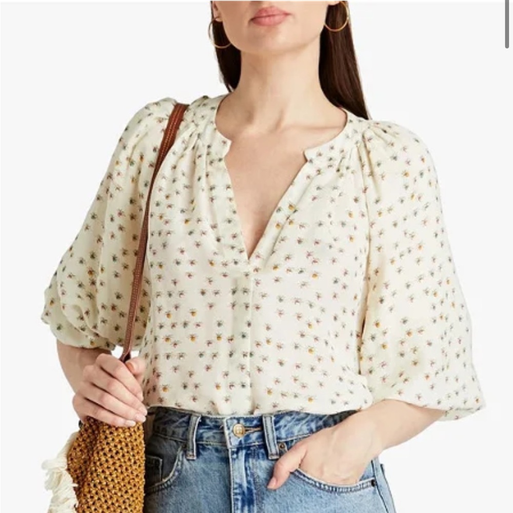 Sandro Linen blend top